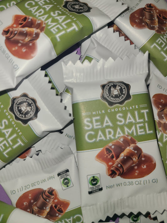 Chocolate Chocolate Chocolate Milk Chocolate Sea Salt Caramel Individual Square