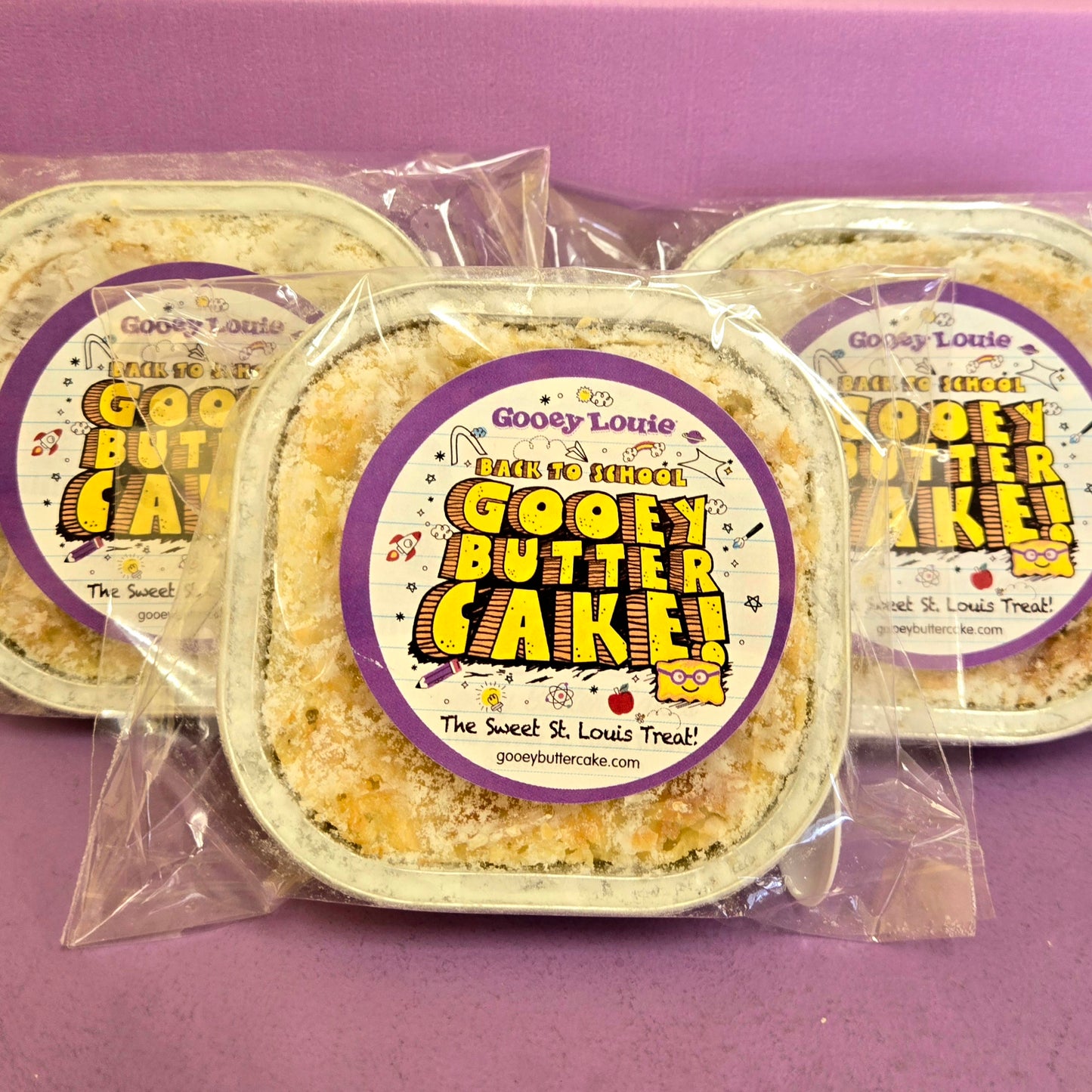 BACK TO SCHOOL Baby Louie Individual Serving Gooey Butter Cakes LOCAL PICKUP