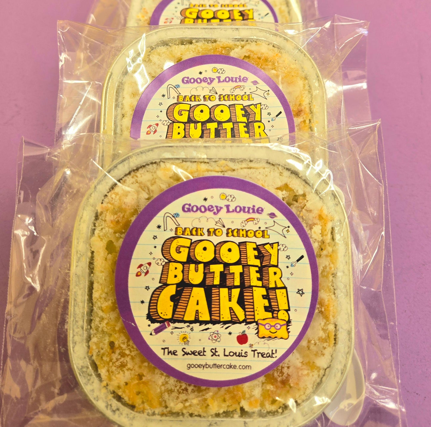 BACK TO SCHOOL Baby Louie Individual Serving Gooey Butter Cakes LOCAL PICKUP
