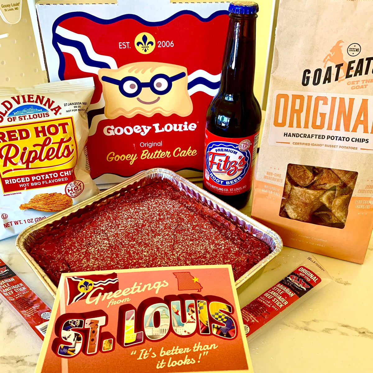 STL 314 DAY Gooey Louie Box Original Gooey Butter Cake LOCAL PICKUP