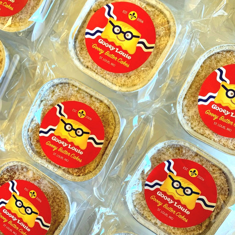 STL 314 FLAG Baby Louie Individual Serving Gooey Butter Cake