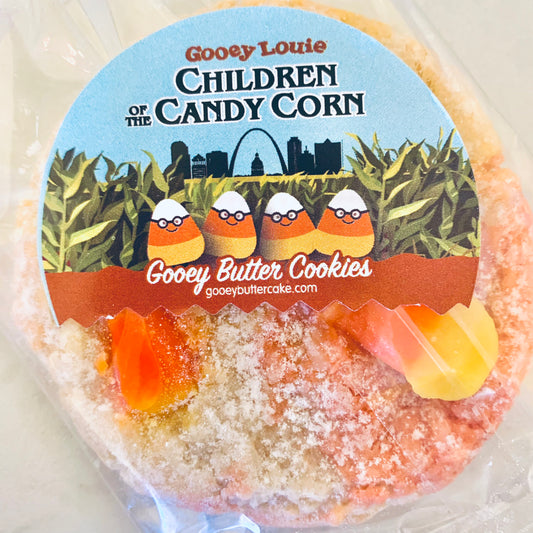 Six CHILDREN OF THE CANDY CORN Halloween Gooey Butter Cookies LOCAL PICKUP
