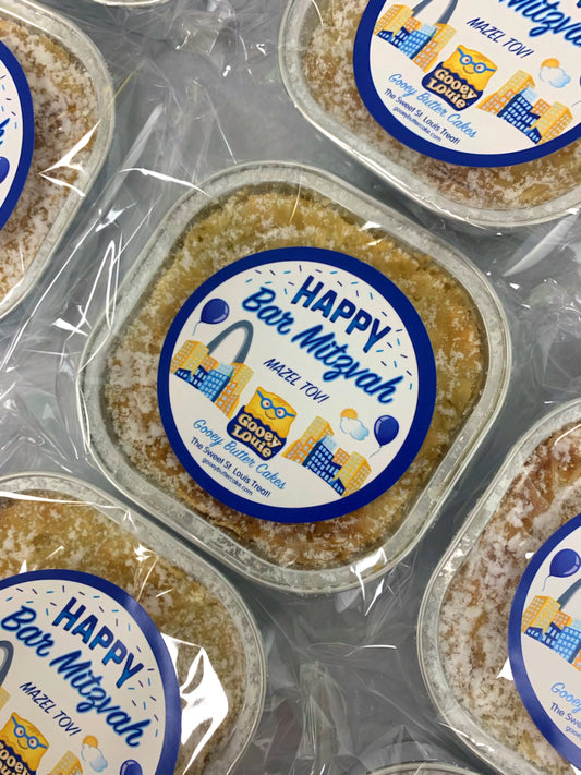 BAR MITZVAH Individual Serving Gooey Butter Cakes