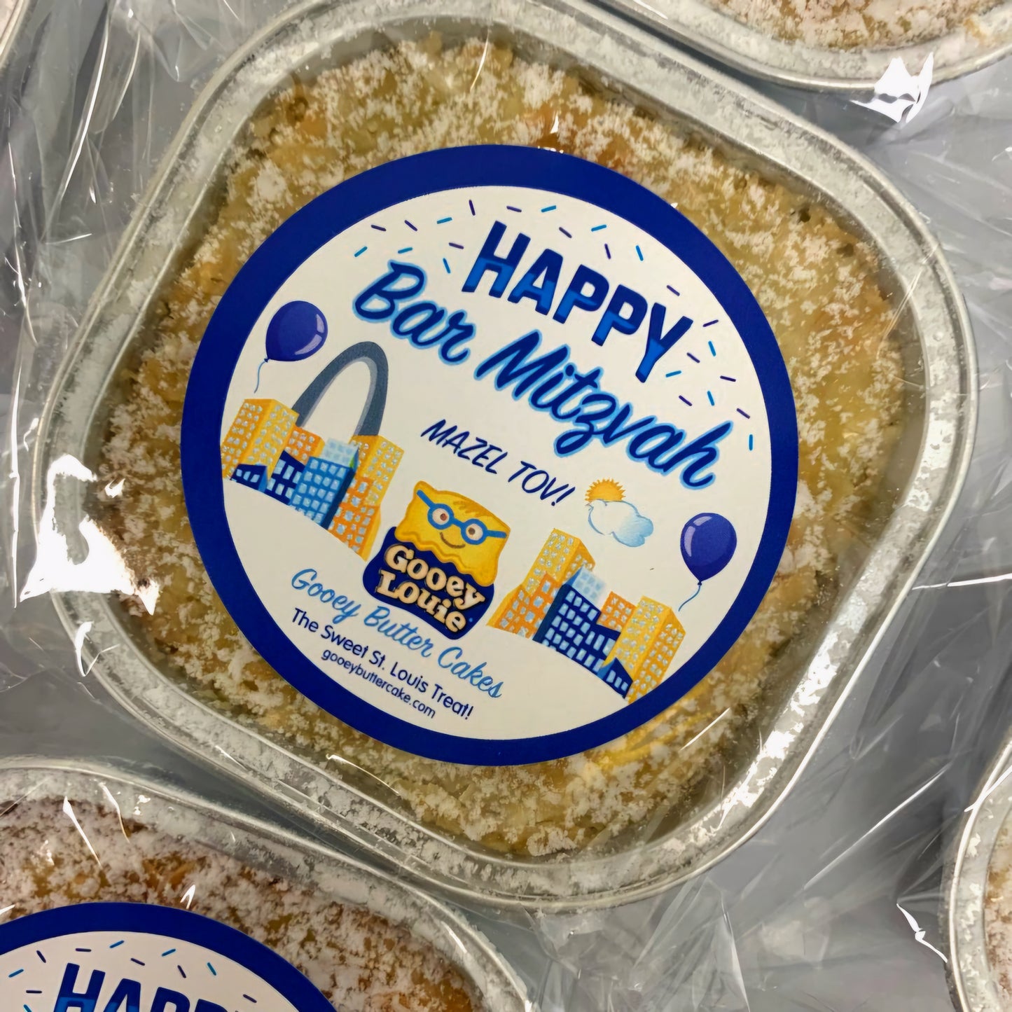 BAR MITZVAH Individual Serving Gooey Butter Cakes