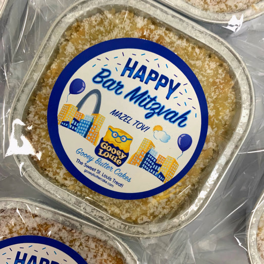 BAR MITZVAH Individual Serving Gooey Butter Cakes