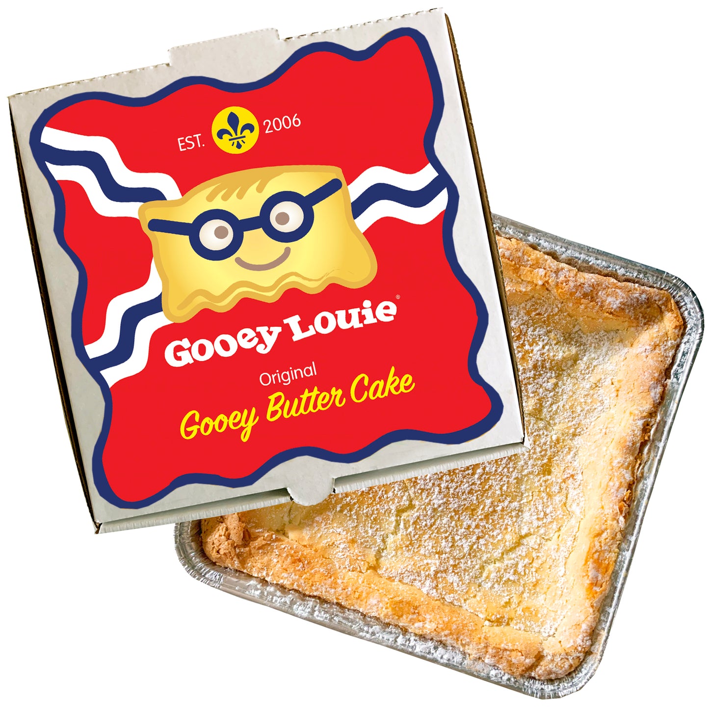 STL Flag/ 314 DAY Gooey Louie Box– Original Gooey Butter Cake
