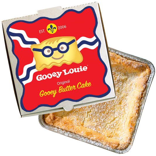 STL Flag Gooey Louie Box– Original Gooey Butter Cake