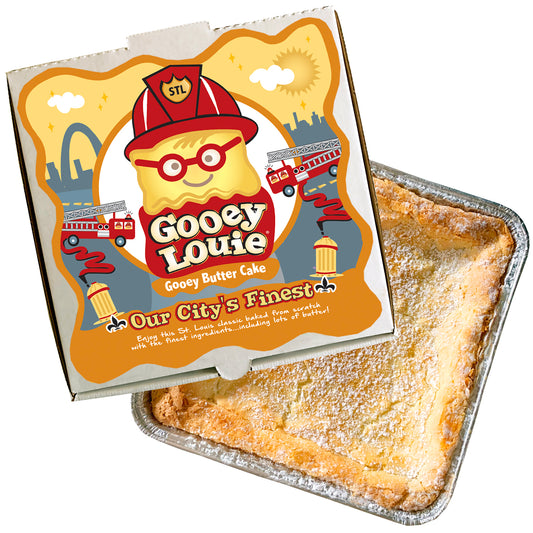 Firefighter Appreciation Gift Box– Gooey Louie Gooey Butter Cake SHIPPING INCLUDED