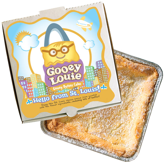 HELLO FROM ST. LOUIS Gooey Louie Box– Original Gooey Butter Cake Flavor SHIPPING INCLUDED