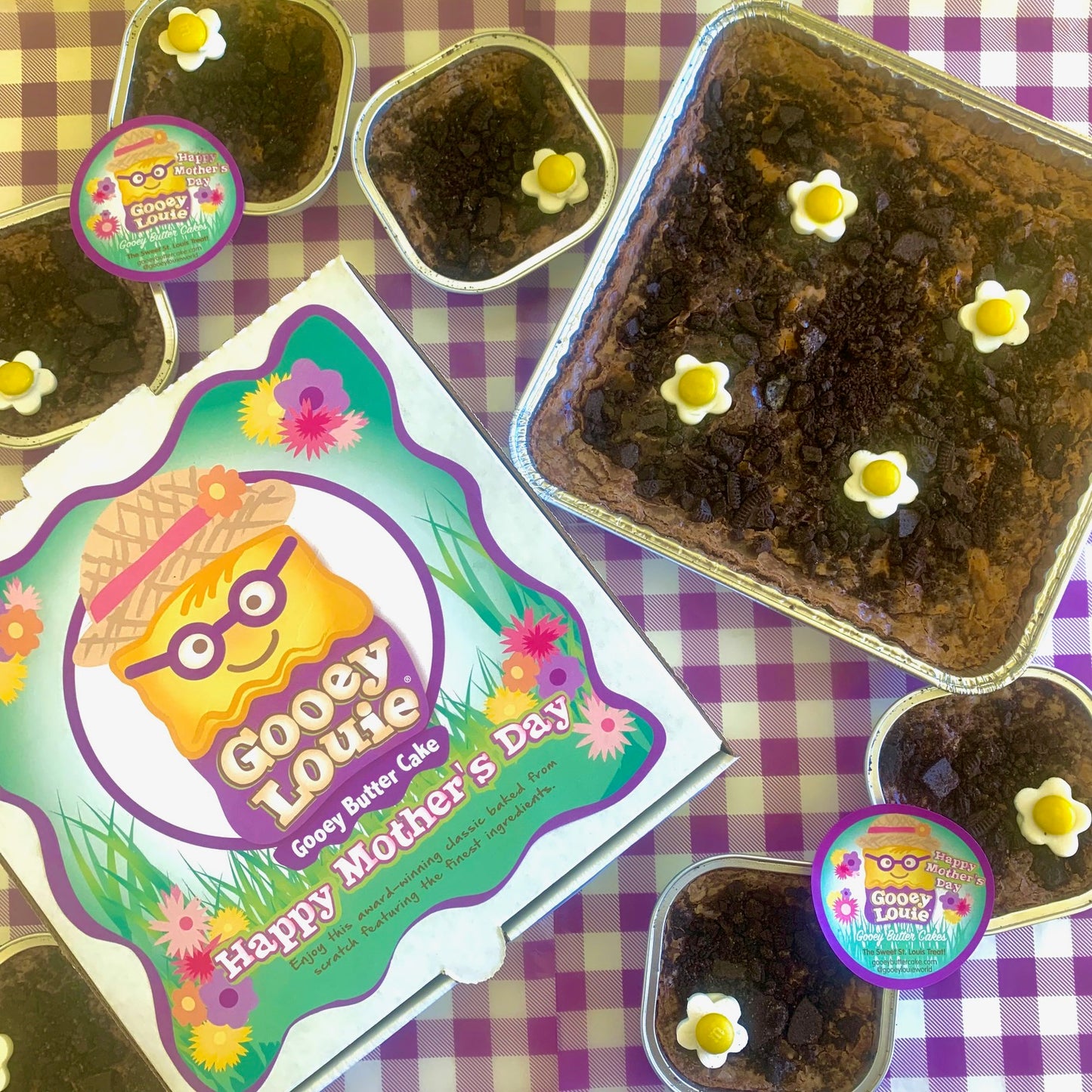 HAPPY MOTHER'S DAY Gooey Louie Box– Original Gooey Butter Cake LOCAL PICKUP