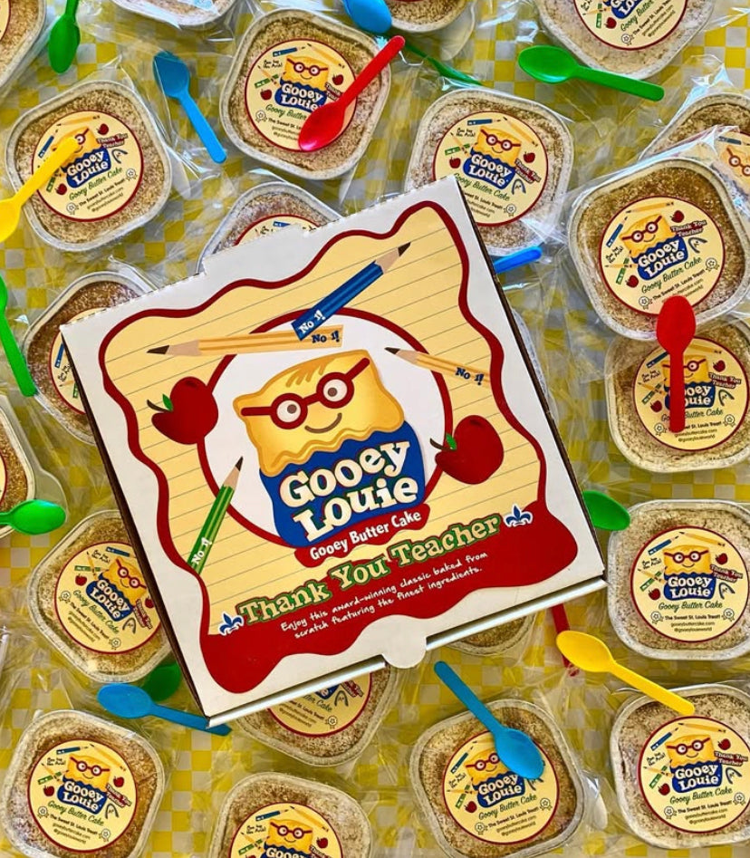 Teacher Appreciation Individual Serving Gooey Butter Cake