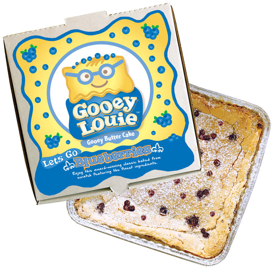 LET'S GO BLUEBERRIES! Gooey Louie Gooey Butter Cake Flavor SHIPPING INCLUDED