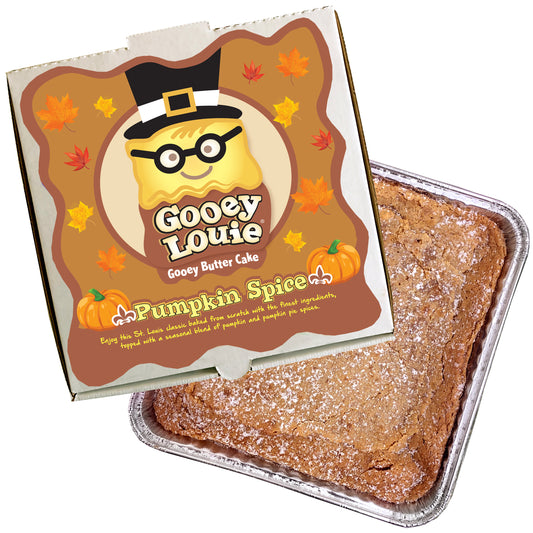 PUMPKIN SPICE FLAVOR Gooey Louie Gooey Butter Cake FREE SHIPPING
