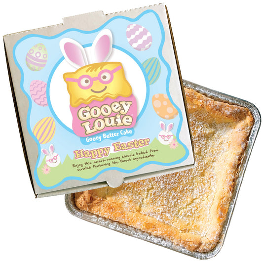 HAPPY EASTER Gift Box– Gooey Louie Gooey Butter Cake