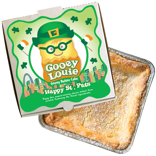 ST. PATRICK'S DAY Gooey Louie Box– Original Gooey Butter Cake SHIPPING INCLUDED