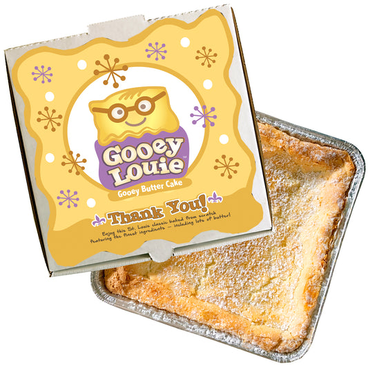 THANK YOU Gooey Louie Box– Original Gooey Butter Cake LOCAL PICKUP