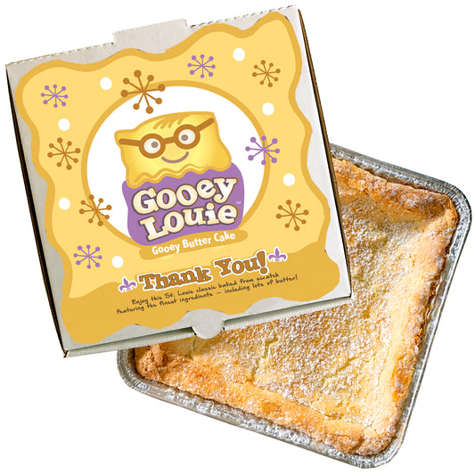 THANK YOU Gooey Louie Box– Original Gooey Butter Cake LOCAL PICKUP