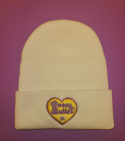 STL Gooey Butter Love White Beanie Hat SHIPPING INCLUDED