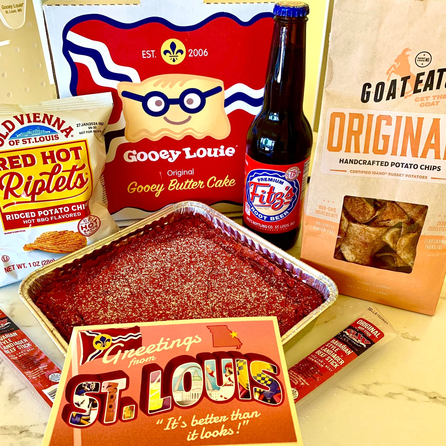 STL 314 DAY Gooey Louie Box– Original Gooey Butter Cake SHIPPING INCLUDED