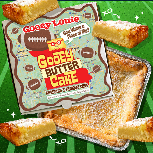 BIG GAME Missouri Gooey Louie Box– Original Gooey Butter Cake