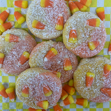 Load image into Gallery viewer, Six CHILDREN OF THE CANDY CORN Halloween Gooey Butter Cookies LOCAL PICKUP
