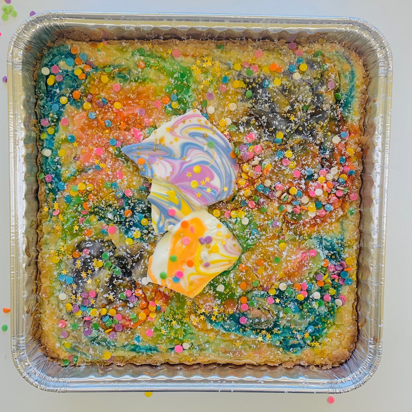 Rainbow Unicorn Gooey Louie Gooey Butter Cake LOCAL PICKUP