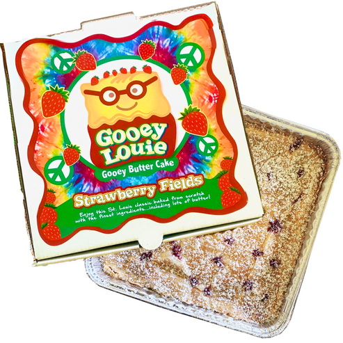 STRAWBERRY FIELDS Gooey Louie Gooey Butter Cake LOCAL PICKUP – Gooey