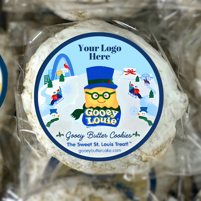 Corporate Gift Pack: 100 Gooey Butter Cookies with Custom Labeling