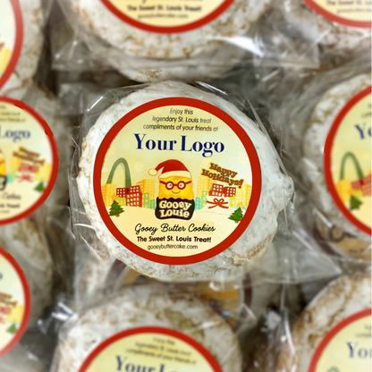 Corporate Gift Pack: 100 Gooey Butter Cookies with Custom Labeling