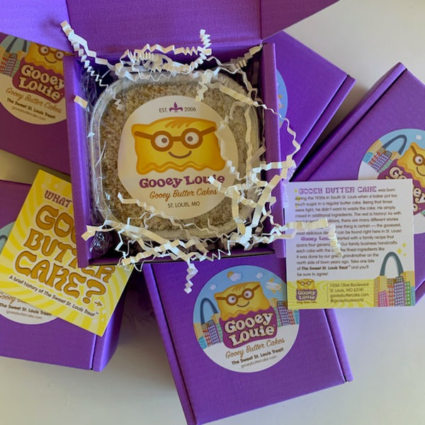 Deluxe Baby Louie in Gift Box– Individual Serving Gooey Butter Cake LO ...