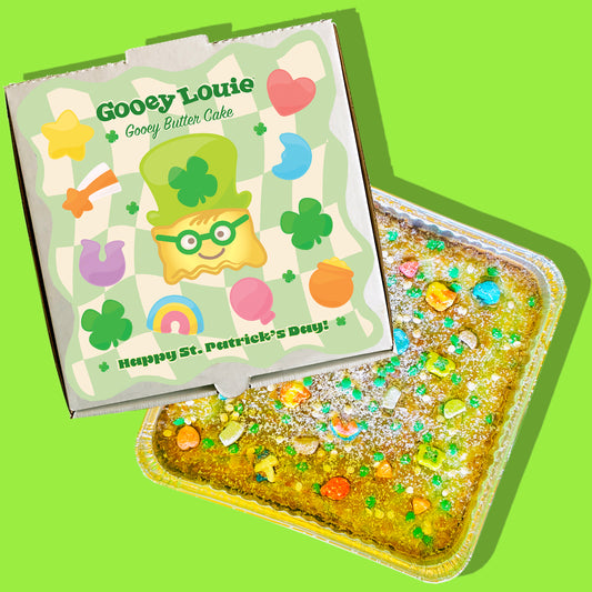 LUCKY Happy St. Patrick's Day Marshmallow Gooey Butter Cake