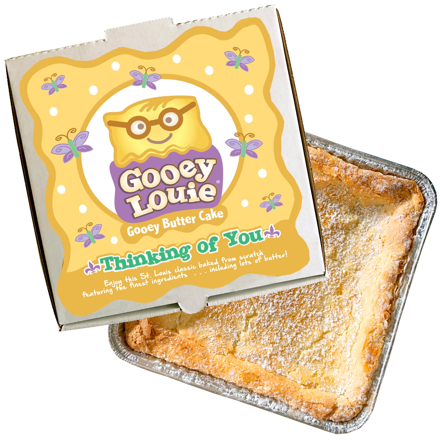 THINKING OF YOU Gooey Louie Gift Box– Gooey Butter Cake LOCAL PICKUP