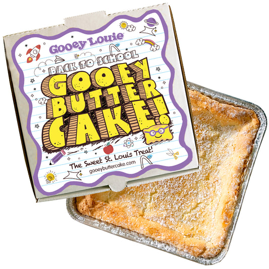 BACK TO SCHOOL Gooey Louie Gift Box– Original Gooey Butter Cake