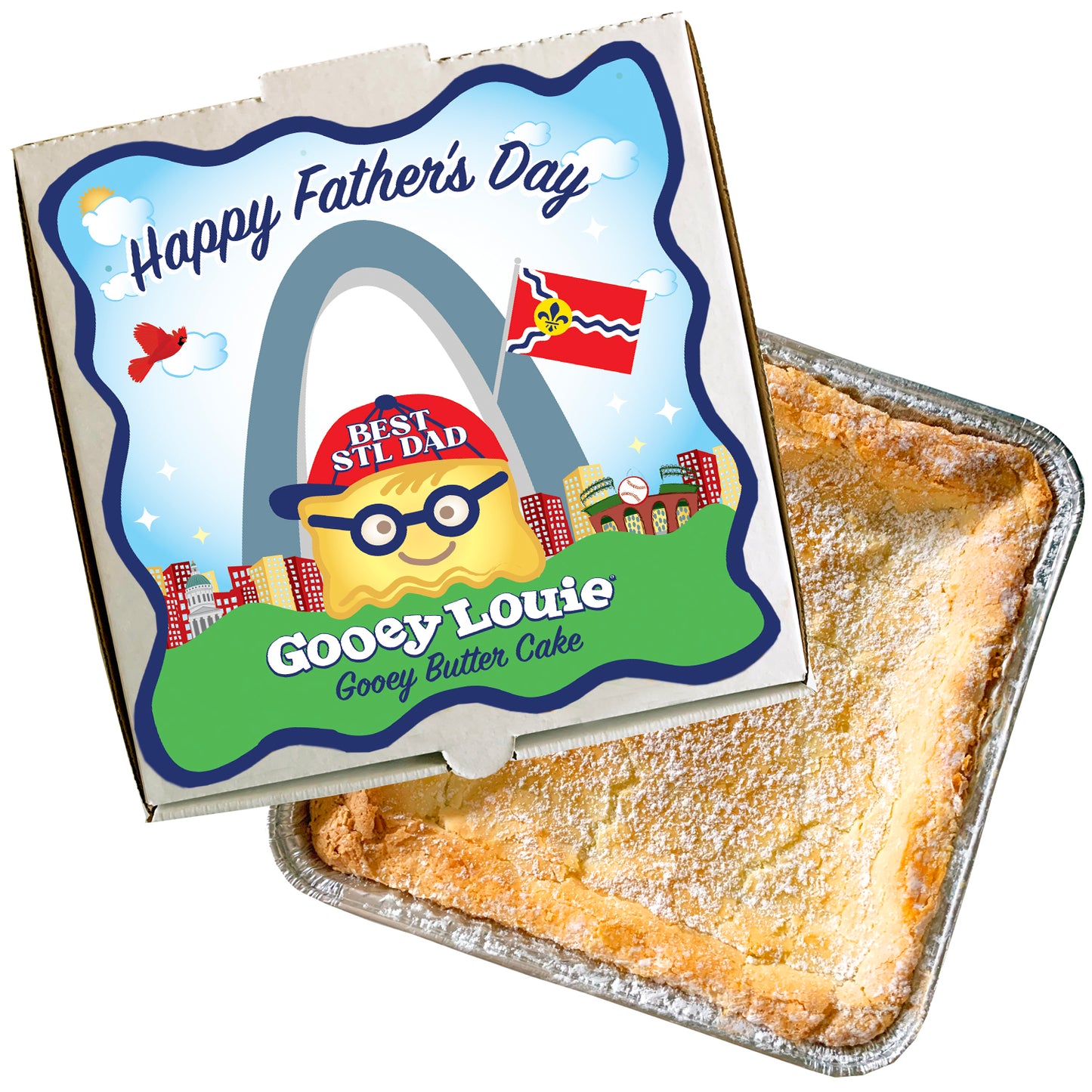 FATHER'S DAY Gooey Louie Box– Original Gooey Butter Cake LOCAL PICKUP
