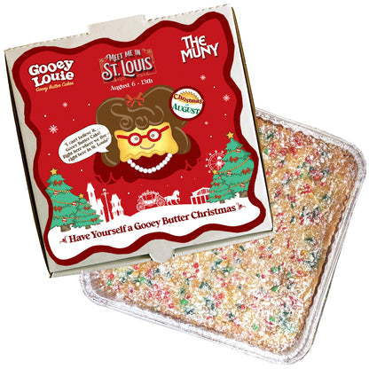 Have Yourself a Gooey Butter Christmas 8x8 Gooey Butter Cake inside Meet Me in St. Louis Gift Box