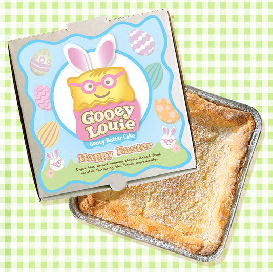 HAPPY EASTER Gift Box– Gooey Louie Gooey Butter Cake