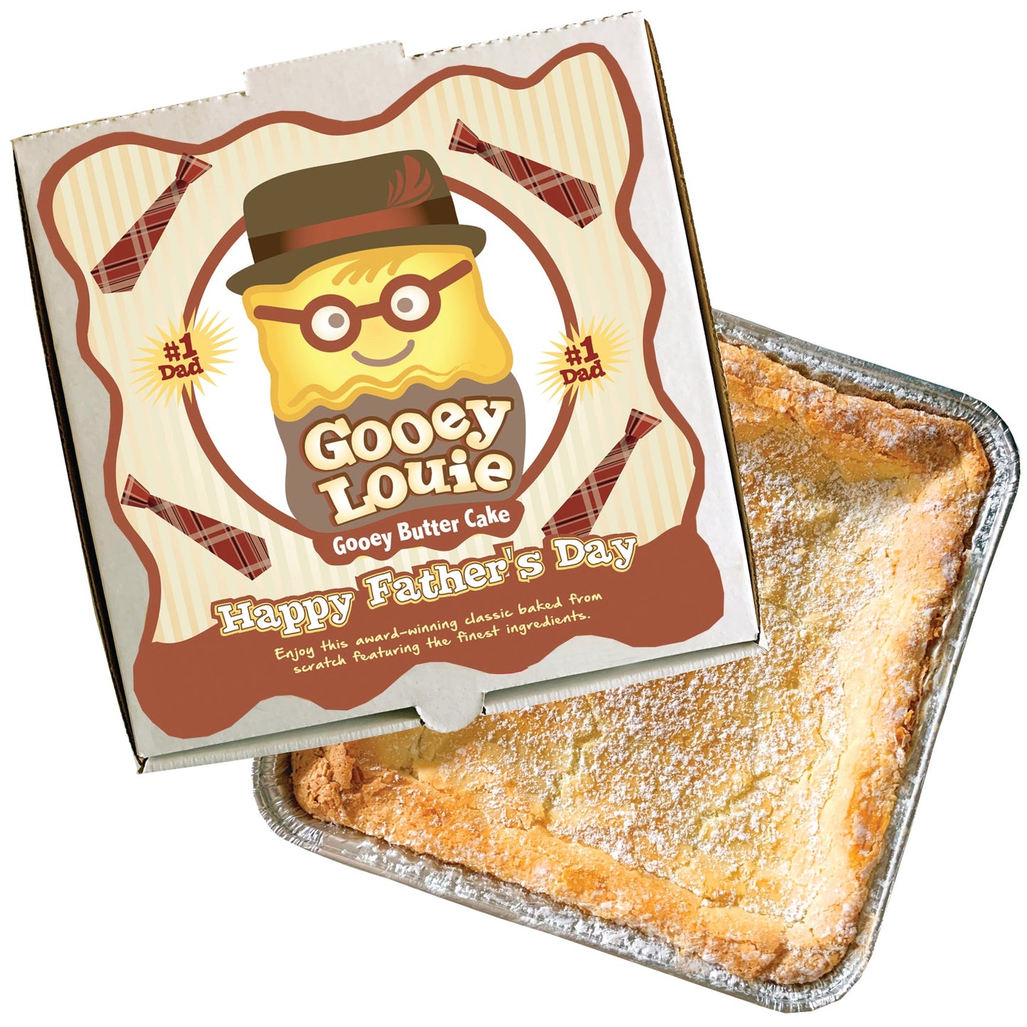 FATHER'S DAY (Old School) Gooey Louie Box– Original Gooey Butter Cake LOCAL PICKUP