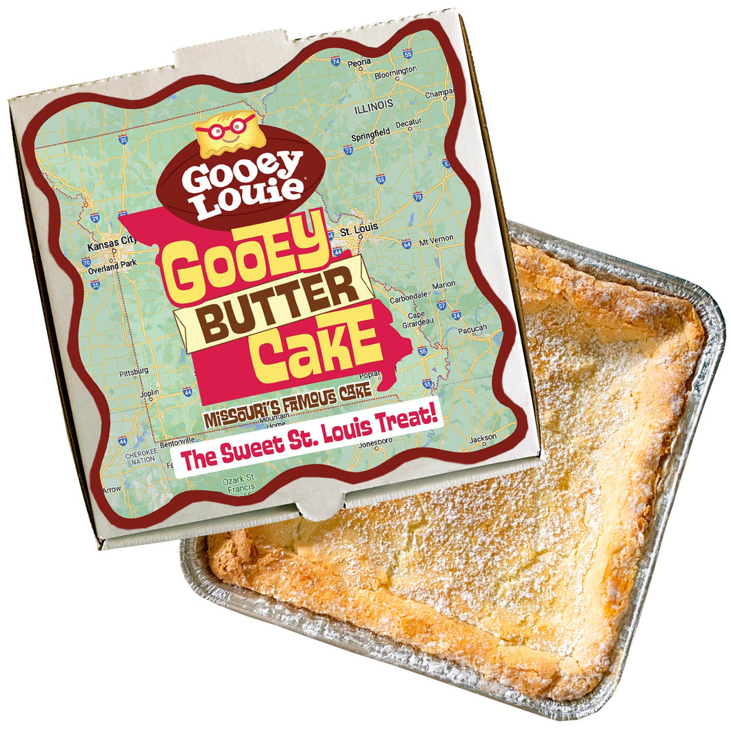 BIG GAME Missouri Gooey Louie Box– Original Gooey Butter Cake SHIPPING INCLUDED