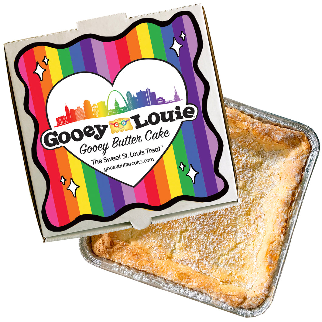 Gooey Louie Gooey Butter Cake PRIDE Gift Box FREE U.S. SHIPPING