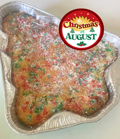 Have Yourself a Gooey Butter Christmas — GreenTree-Shaped Tin — Original with Sprinkles