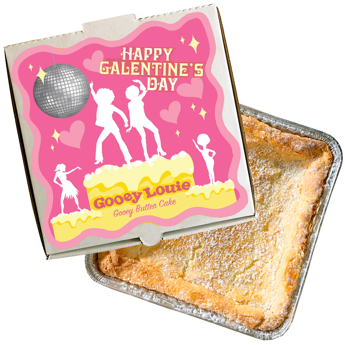 GALENTINE'S DAY Gooey Louie Box– Original Gooey Butter Cake SHIPPING I ...