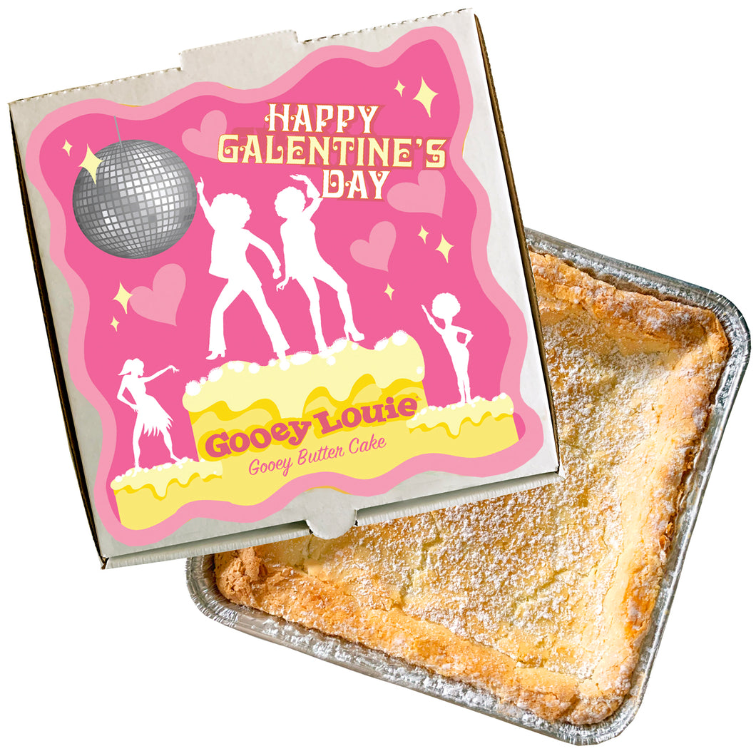 Gooey Louie Happy GALENTINE'S Day Gooey Butter Cake + SHIPPING INCLUDED