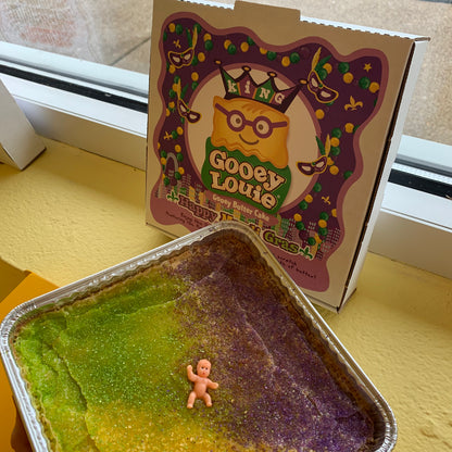 MARDI GRAS Gooey Louie Gooey Butter Cake