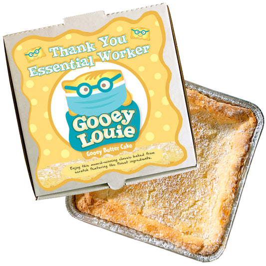 ESSENTIAL WORKER APPRECIATION Gooey Louie Box– Original Gooey Butter Cake SHIPPING INCLUDED