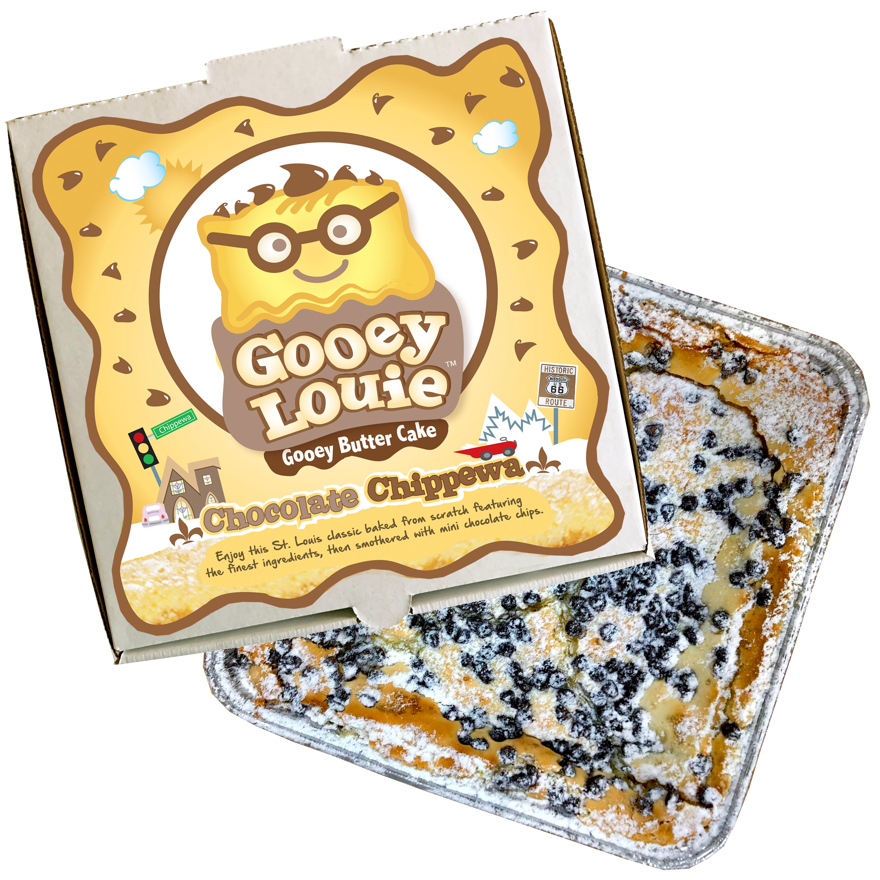 Amazon.com : Gooey Louie Bakery Original Gooey Butter Cake St. Louis  Classic Gift Cake Box : Grocery & Gourmet Food