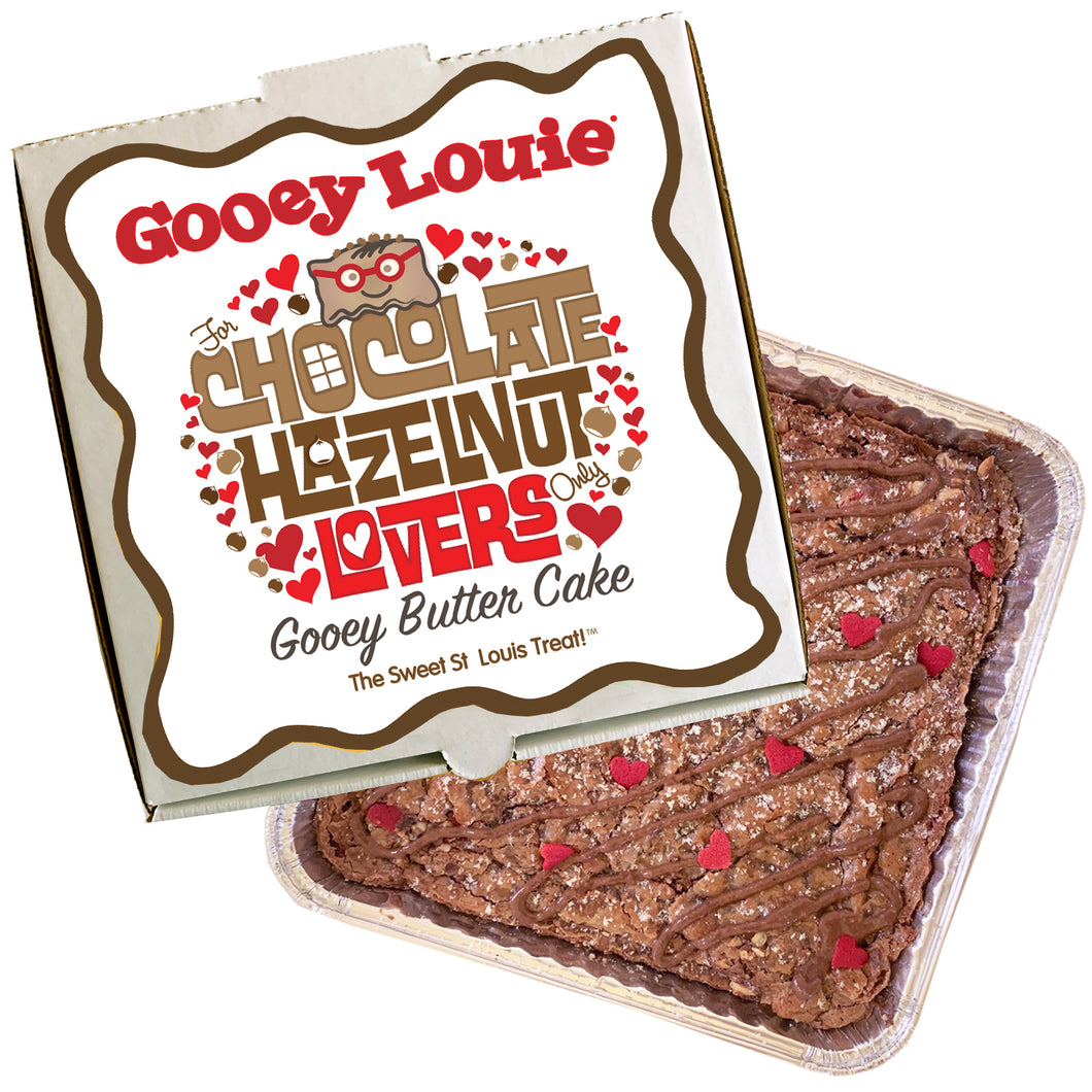 CHOCOLATE HAZULNUT LOVERS Gooey Louie Gooey Butter Cake LOCAL PICKUP