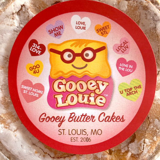 Valentine's Day Individual Serving Gooey Butter Cakes