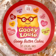 Load image into Gallery viewer, Six (6) Valentine&#39;s Day Individual Serving Gooey Butter Cakes LOCAL PICKUP
