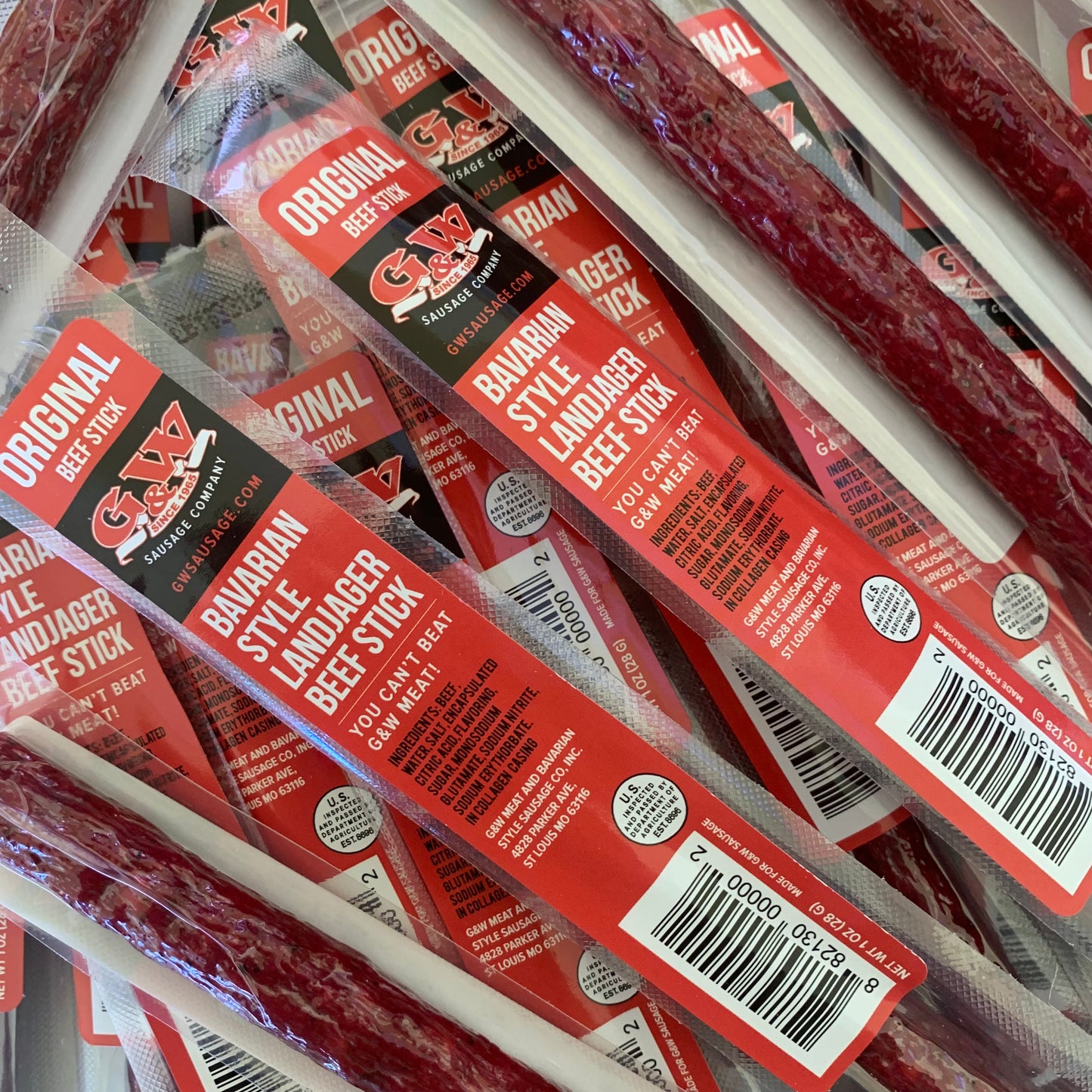 G&W Sausage Original Beef Stick LOCAL PICKUP