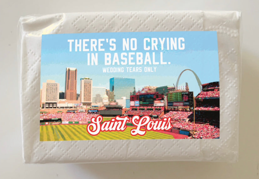 STL Baseball Wedding Tissues LOCAL PICKUP